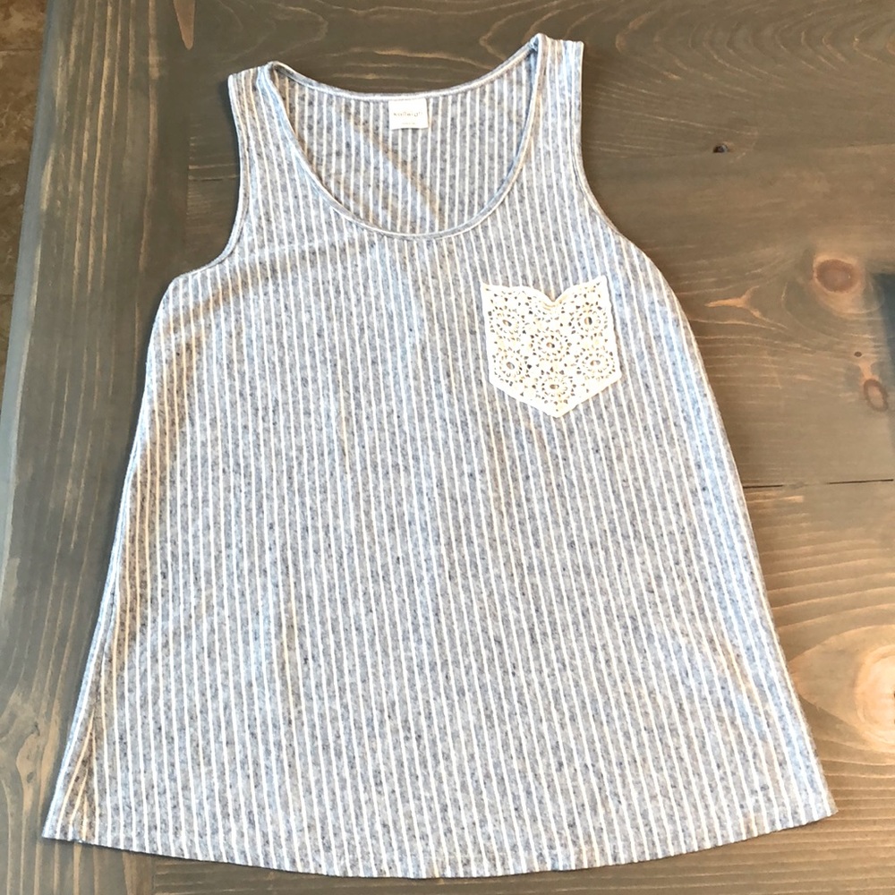 Blue tank top